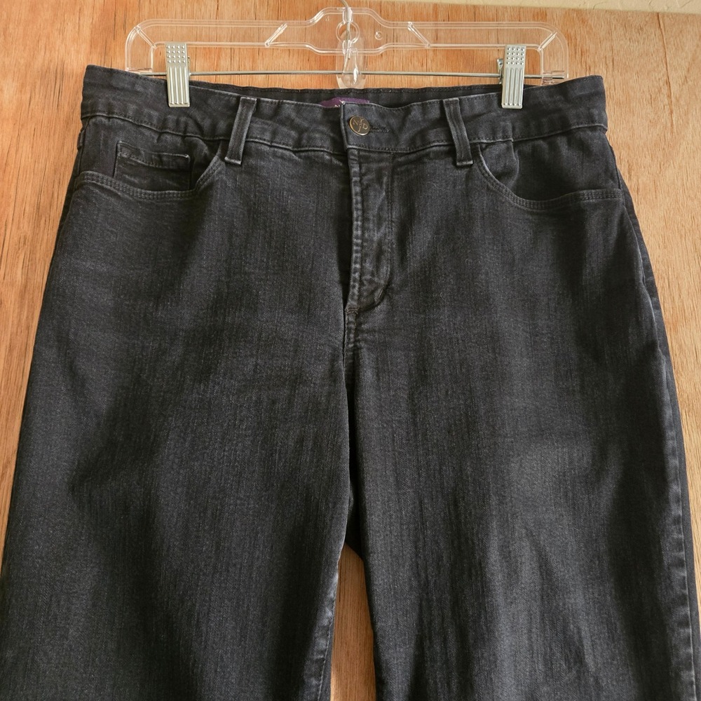 NYDJ Y2K Country Womens 14P‎ Black Bootcut Lift Tuck Denim rl